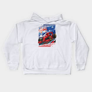 Formula Australia Racing Circuit Car Map Grand Prix Race Kids Hoodie